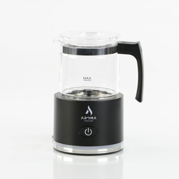 Aroma elektrischer Milchaufschäumer in Schwarz