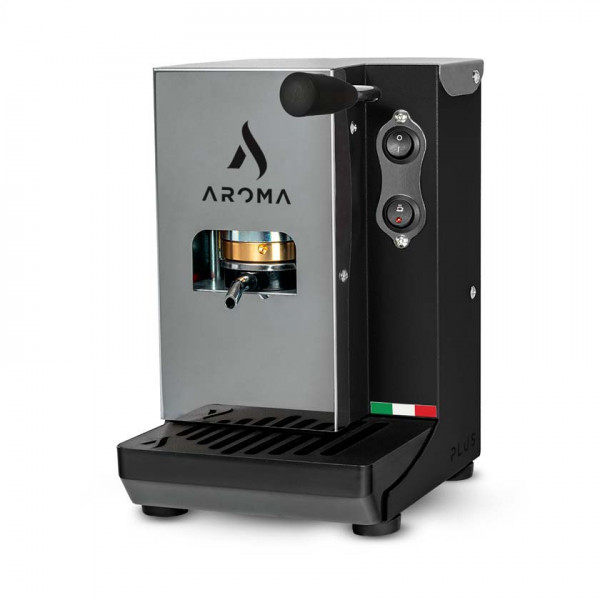 Aroma PLUS+ Schwarz - ESE-Padmaschine (44mm)
