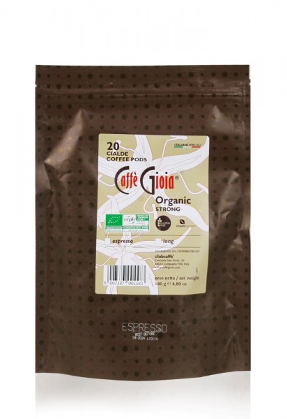 Caffè Gioia Bio Strong  ESE Pads 20 Stück IT-BIO-009 AA19